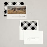 "Panoramic" - Holiday Cards in Charcoal by Leah Bisch - Assembled