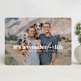 "a wonderfur life" - Holiday Cards in Snowflake by Susan Zinader - Front