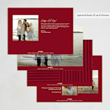 "a wonderfur life" - Holiday Cards in Snowflake by Susan Zinader - Back of Card Options