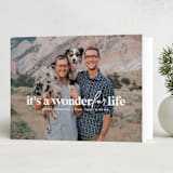 "a wonderfur life" - Holiday Cards in Snowflake by Susan Zinader - Folded Card