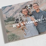 "a wonderfur life" - Holiday Cards in Snowflake by Susan Zinader - Detail