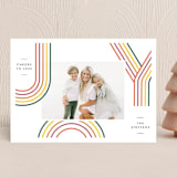 "Rainbow Tidings" - Holiday Cards in Jolly by Laura Bercovich - Front