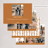 "Together is our favourite place" - Holiday Cards in Toffee by Creo Study - Back of Card Options