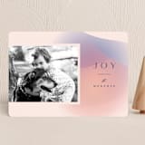 "Moda" - Holiday Cards in Blush by Carly Reed Walker - Front