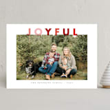 "Quiet Color" - Holiday Cards in Berries by Up Up Creative - Front