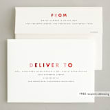 "Quiet Color" - Holiday Cards in Berries by Up Up Creative - FREE Recipient Addressing