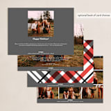 "Family Holiday" - Holiday Cards in Ebony by Chris Griffith - Back of Card Options