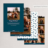 "Jolly Fa La La" - Holiday Cards in Silent Night by Angela Marzuki - Back of Card Options