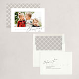 "clean frame" - Holiday Cards in Cinders by Melanie Kosuge - Assembled