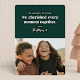 "Cherish Together" - Holiday Cards in Pine by Jessica Corliss - Front
