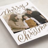 "Merry Christmas" - Holiday Cards in Golden by Elsa Duncan - Detail