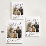"Merry Christmas" - Holiday Cards in Golden by Elsa Duncan - Formats Available