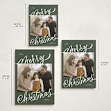 "Merry Christmas" - Holiday Cards in Spruce by Elsa Duncan - Formats Available