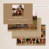 "Because of Quarantine" - Holiday Cards in Golden by Amy Kross - Back of Card Options