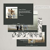 "Mod Collage" - Holiday Cards in Ivory by Oma N. Ramkhelawan - Back of Card