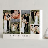 "Mod Collage" - Holiday Cards in Ivory by Oma N. Ramkhelawan - Folded Card