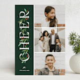 "merry little trio" - Holiday Cards in Pine by Paper Raven Co. - Front