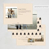 "Home Sweet Home" - Holiday Cards in Ink by Mansi Verma - Back of Card Options