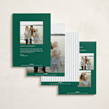 "Classic Home" - Holiday Cards in Pine by Jennifer Lew - Back of Card Options