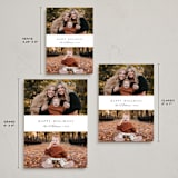 "Simple Duo" - Holiday Cards in Linen by Nicole Walsh - Formats Available