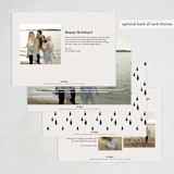 "Two Tone" - Holiday Cards in Cream by Ani Somi - Back of Card