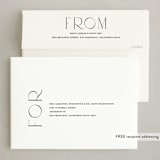 "All Around" - Holiday Cards in Coal by Susan Zinader - FREE Recipient Addressing