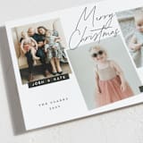 "Labels" - Holiday Cards in Raven by Yaling Hou Suzuki - Detail