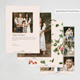 "Berry Christmas" - Holiday Cards in Cranberry by Lindsay Megahed - Back of Card Options