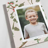 "Berry Christmas" - Holiday Cards in Cranberry by Lindsay Megahed - Detail