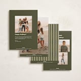 "Posted" - Holiday Cards in Pine by Robert and Stella - Back of Card Options