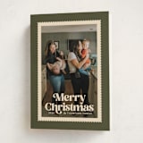 "Posted" - Holiday Cards in Pine by Robert and Stella - Folded Card