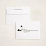 "Posted" - Holiday Cards in Pine by Robert and Stella - FREE Recipient Addressing