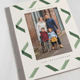 "Lattice" - Holiday Cards in Evergreen by Olivia Kanaley Inman - Detail