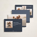 "signature frames" - Holiday Cards in Night Sky by JoAnn Jinks - Back of Card Options