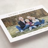 "Dotted" - Holiday Cards in Caramel by Carolyn MacLaren - Detail