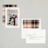 "Sweet Corner Script" - Holiday Cards in Flannel by Heather Cairl - Assembled
