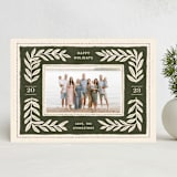 "Festive Foliage Frame" - Holiday Cards in Pine Needle by Kercia Jane - Front