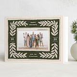 "Festive Foliage Frame" - Holiday Cards in Pine Needle by Kercia Jane - Folded Card