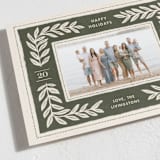 "Festive Foliage Frame" - Holiday Cards in Pine Needle by Kercia Jane - Detail