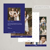 "Merry Berry Confetti" - Holiday Cards in Blueberry by Kim Thoa - Back of Card Options