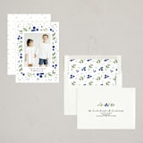 "Merry Berry Confetti" - Holiday Cards in Blueberry by Kim Thoa - Assembled