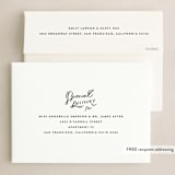 "Hand Lettered Wish" - Holiday Cards in Birch by Julie Murray - FREE Recipient Addressing