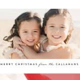 "Pepperminted" - Holiday Cards in Cherry Cordial by Julie Murray - Detail