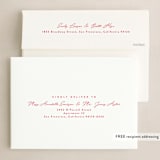"Pepperminted" - Holiday Cards in Cherry Cordial by Julie Murray - FREE Recipient Addressing