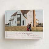 "Home Sweet Home" - Holiday Cards in Candy cane by Julie Murray - Folded Card