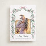 "Soft Garland" - Holiday Cards in Winter Rose by frau brandt - Front