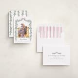 "Soft Garland" - Holiday Cards in Winter Rose by frau brandt - Assembled
