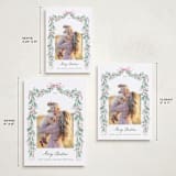 "Soft Garland" - Holiday Cards in Winter Rose by frau brandt - Formats Available