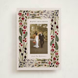 "Abundance" - Holiday Cards in Putty by Meagan Christensen - Front
