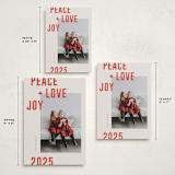 "Modern Winter" - Holiday Cards in Holly Berry by Michelle Taylor - Formats Available